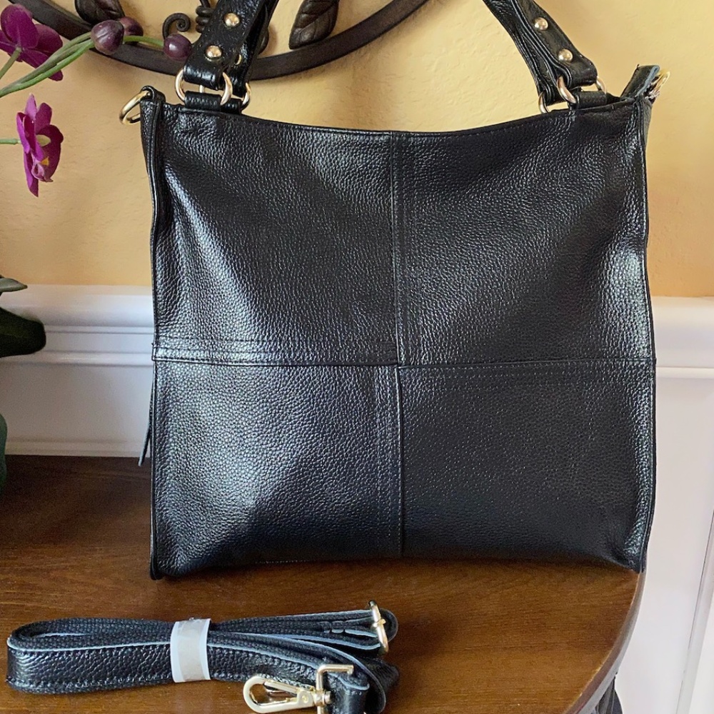 Xmas Gift - NWT Genuine Italian Leather Shoulder/Crossbody Bag